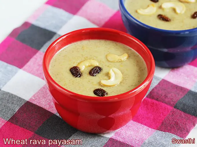 rava payasam recipe