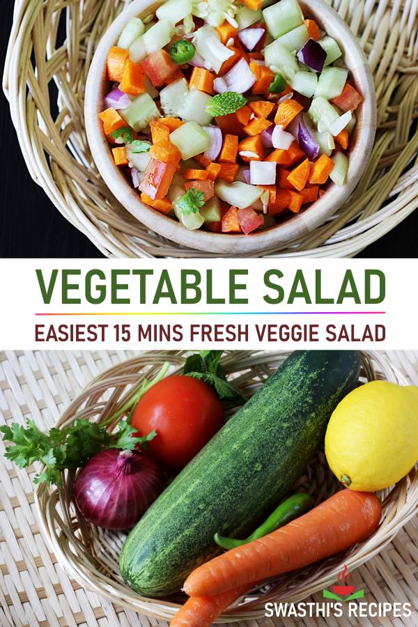 Vegetable salad recipe