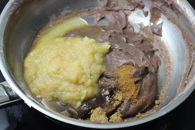 ragi apple porridge