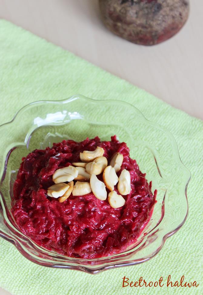 beetroot halwa