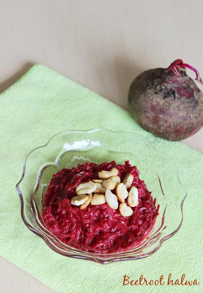 beetroot halwa recipe swasthis recipes
