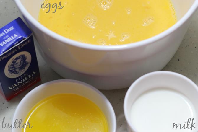 beaten eggs for chocolate chip muffins recipe