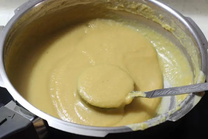 mashed dal to smooth