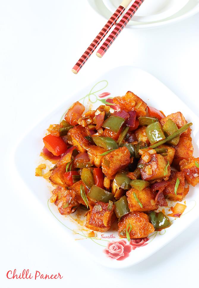 Chilli paneer recipe video  How to make chilli paneer dry 