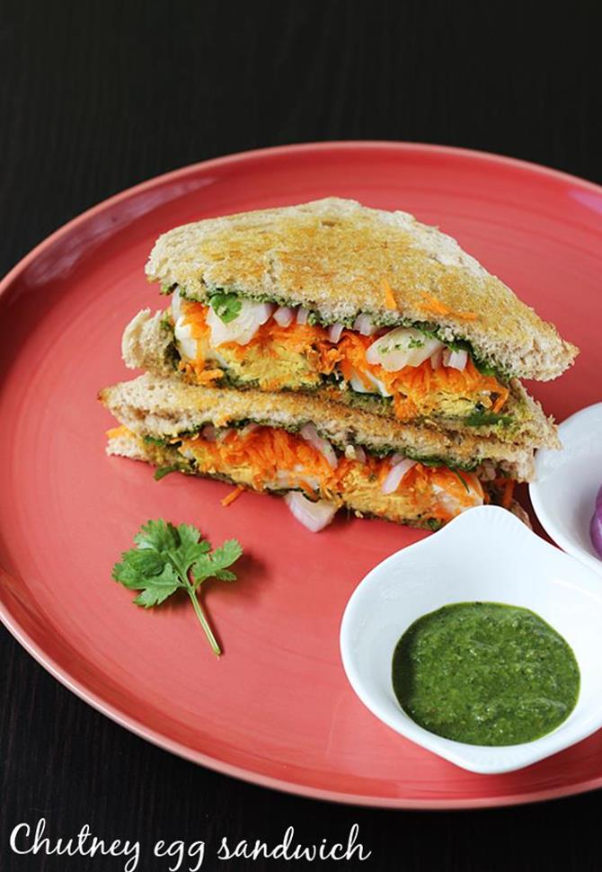 chutney egg sandwich recipe