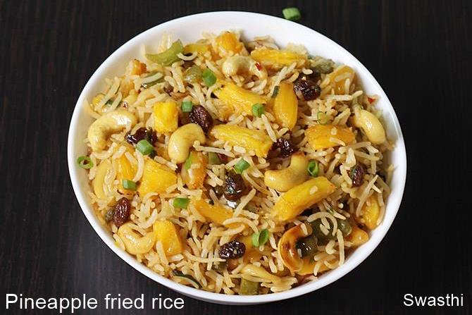 veg pineapple fried rice