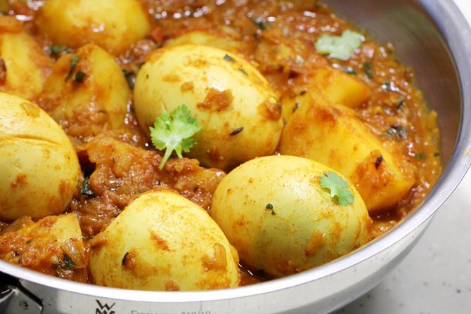 Aloo Egg Curry Potato Egg Curry Aloo Anda Curry Recipe