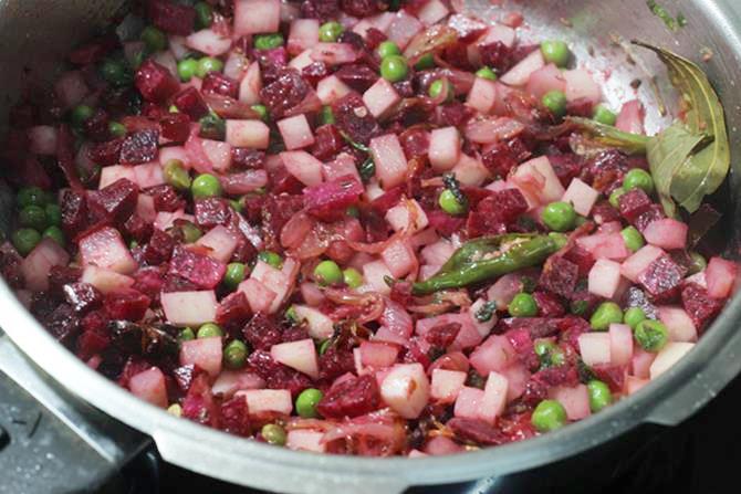 sauteing onion veggies