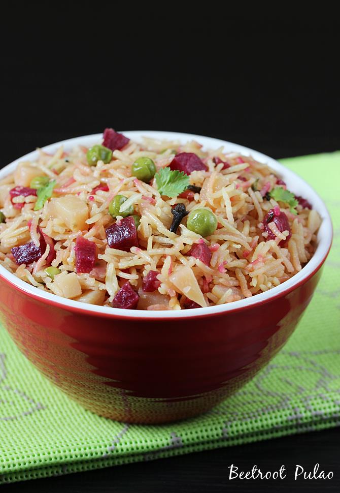 beetroot rice recipe swasthis recipes