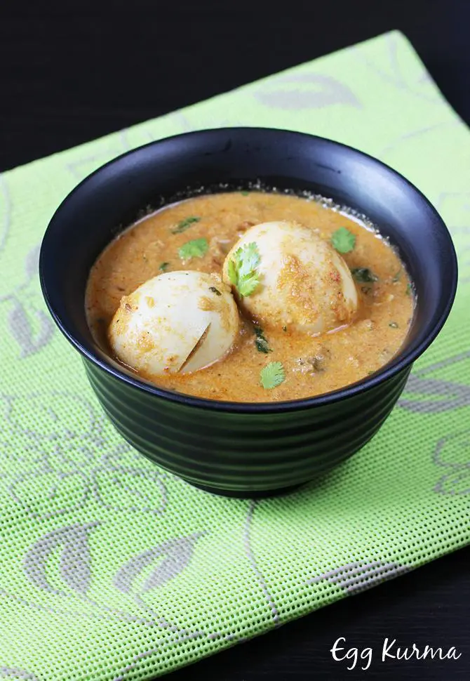 Egg Kurma Recipe | South Indian Style Egg Korma