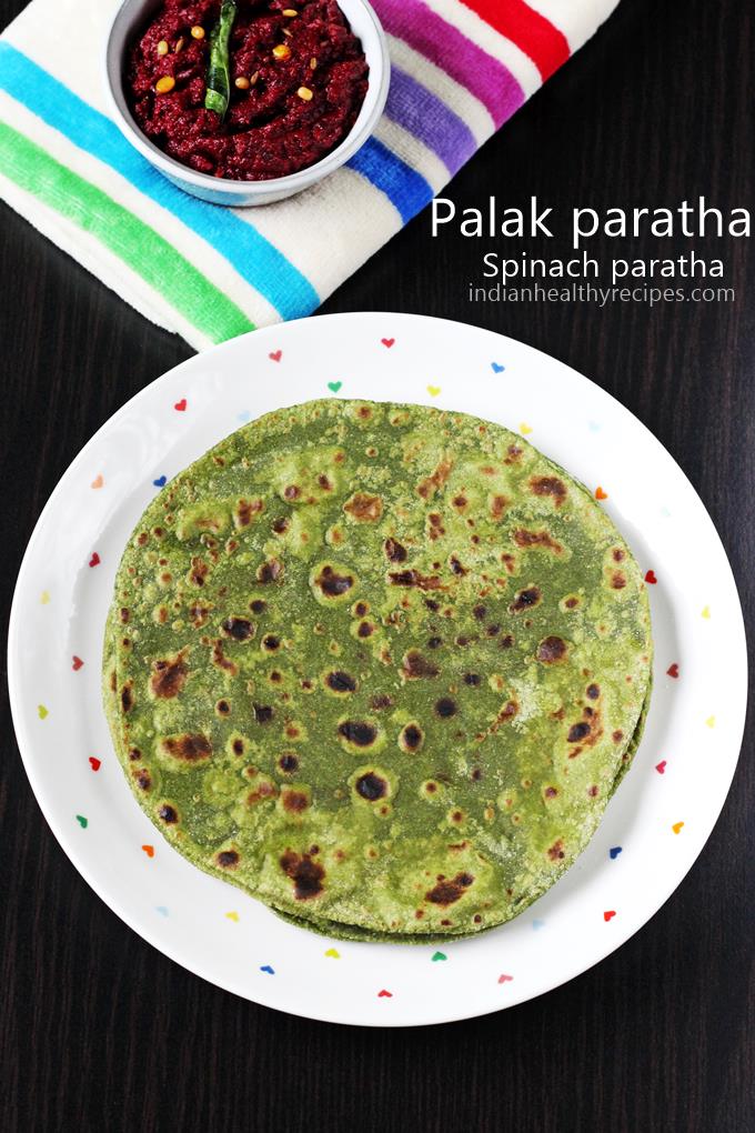 palak paratha