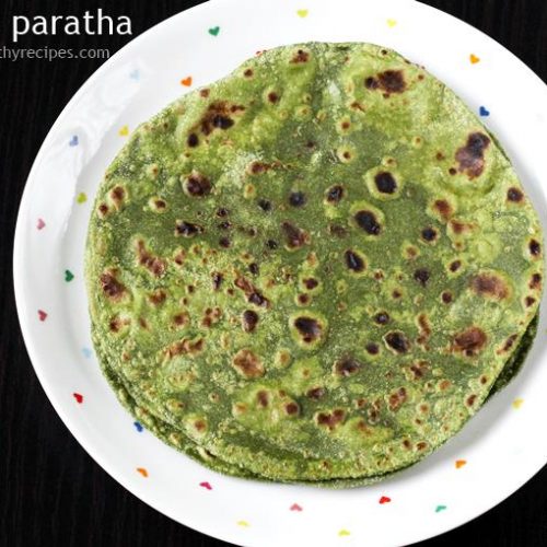Palak paratha recipe | Spinach paratha - Swasthi's Recipes