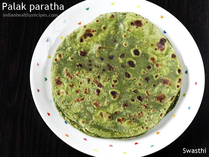 palak paratha