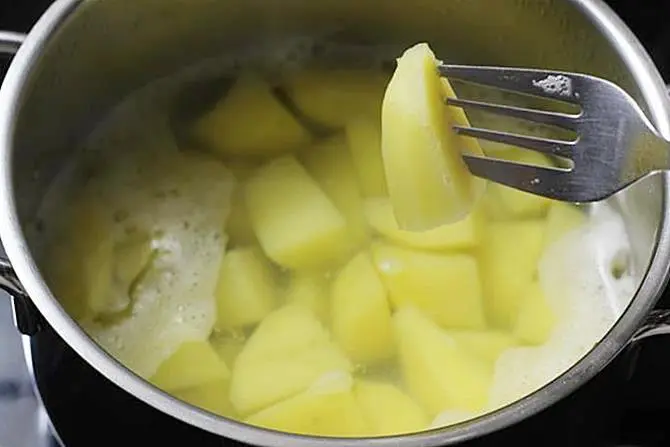 Boil potatoes