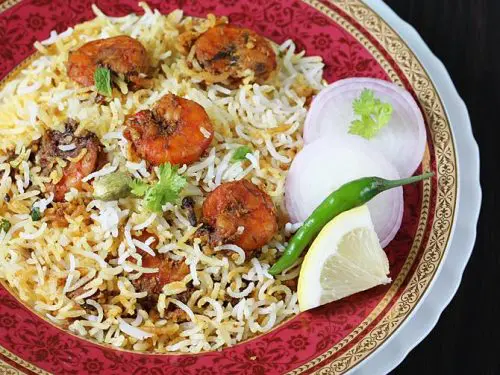 prawn biryani