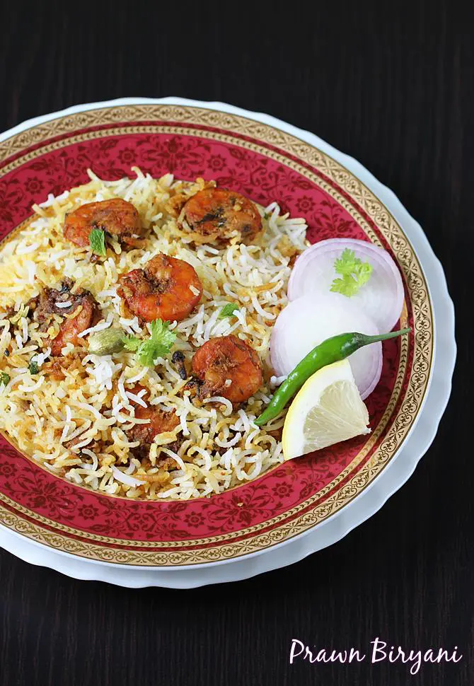 Prawn biryani | Shrimp biryani