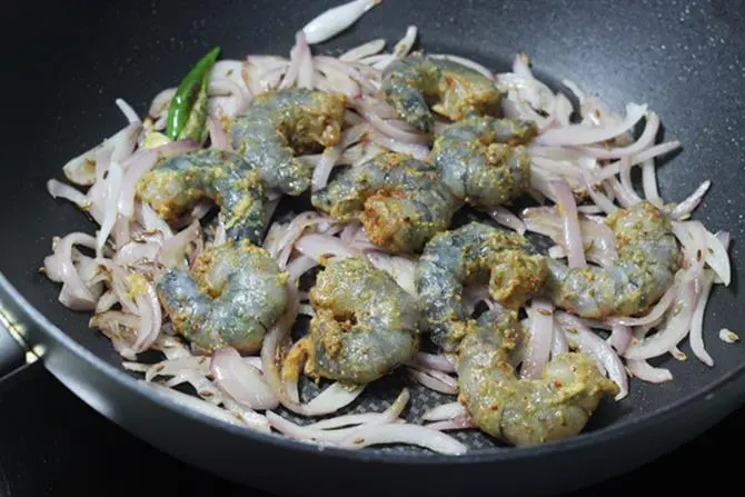 frying royyalu for prawns fry recipe