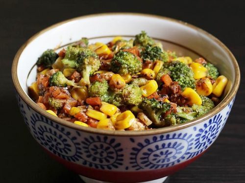 Broccoli corn recipe | Sweet corn broccoli stir fry | Broccoli recipes
