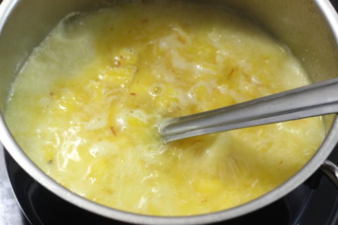 pineapple kesari recipe 06