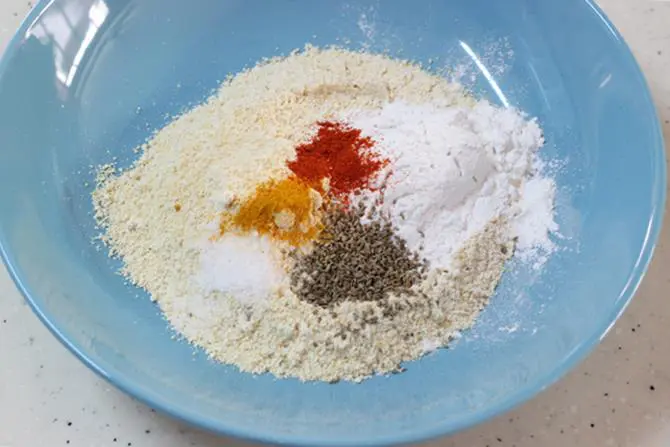 ingredients for batter in egg bajji recipe