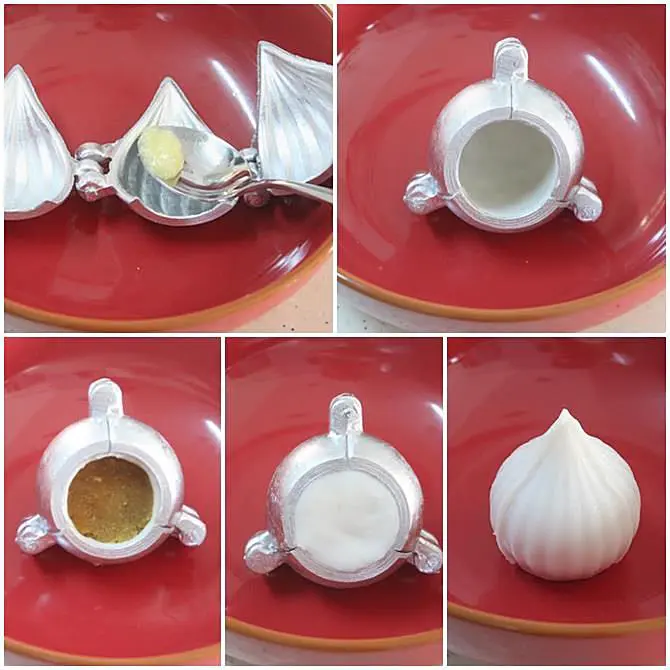 how make modak using mould