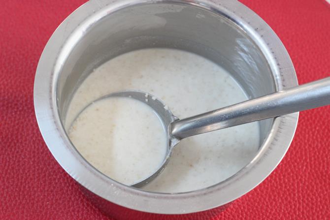 addition of curd buttermilk to oats uttapam batter