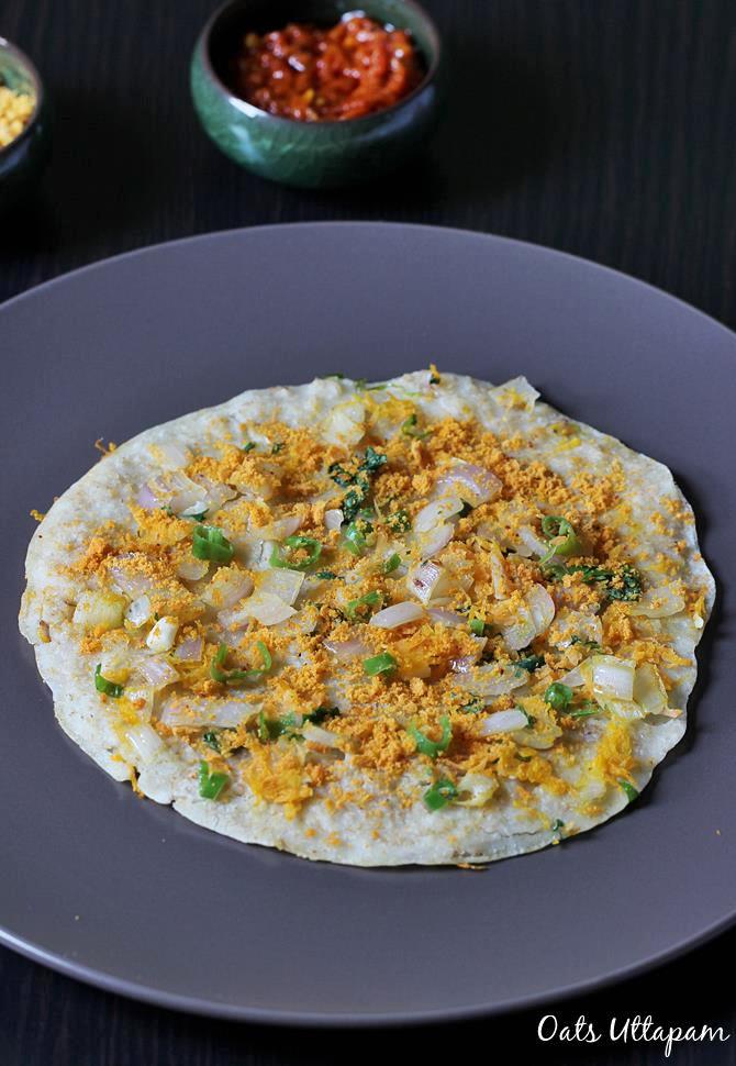 Oats uttapam recipe | How to make oats uthappam