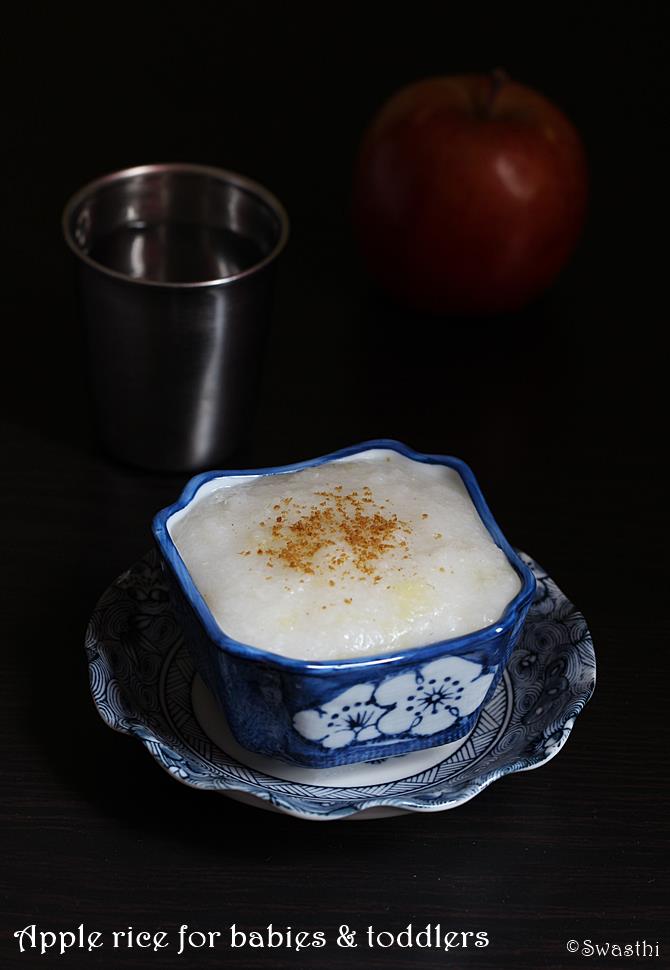 apple rice cereal for babies