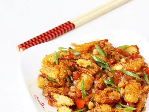 Baby Corn Manchurian