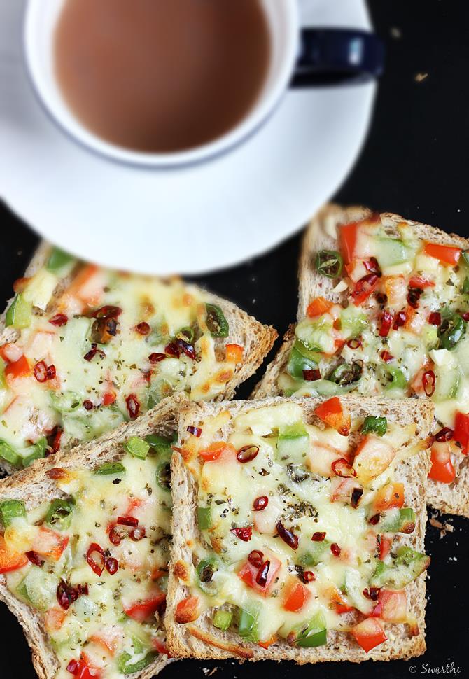 capsicum cheese toast