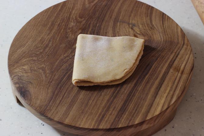 folding dal paratha recipe