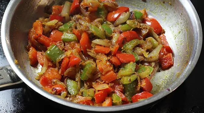 dry capsicum fry