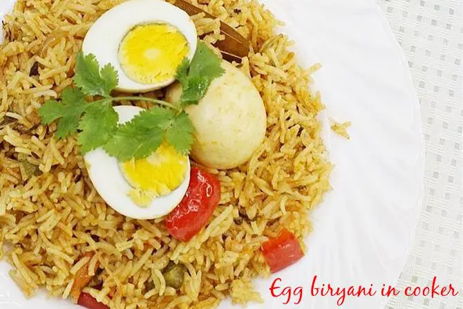 easy egg biryani swasthis recipes