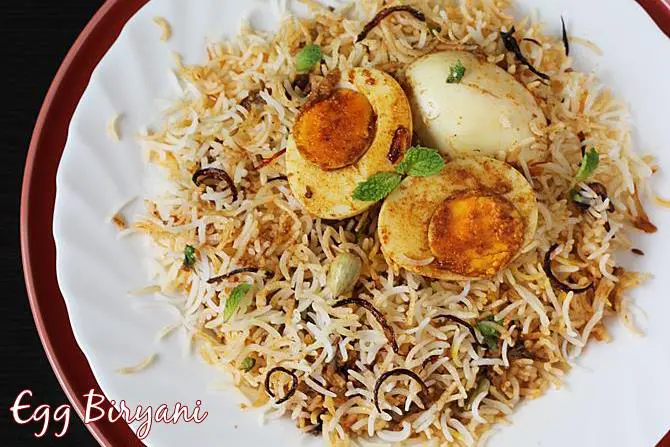 egg biryani recipe swasthis recipes