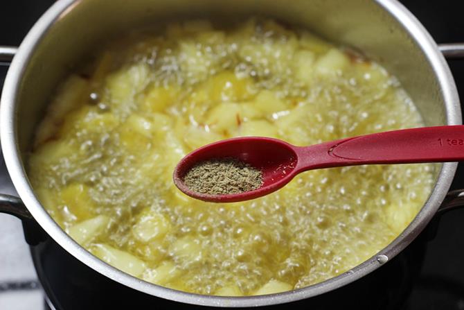 add cardamom powder