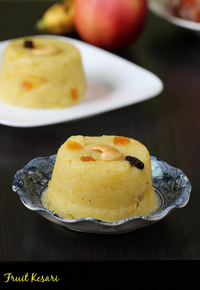 fruit kesari recipe