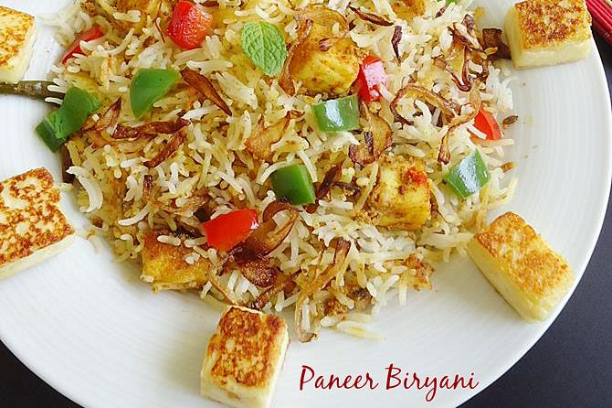paneer biryani swasthis recipes
