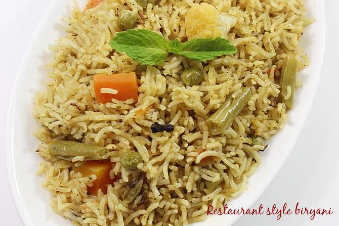 vegetable biryani swasthis recipes