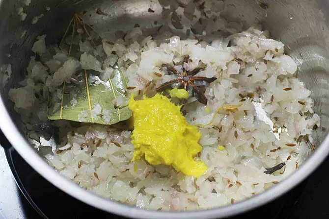 addition of ginger garlic paste in vegetable korma recipe