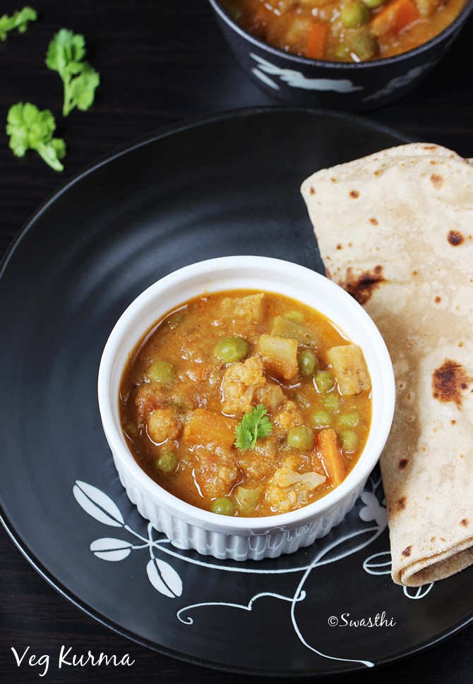 Veg kurma recipe Mix Vegetable korma recipe How to make veg kurma