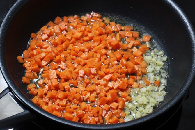 addition of ginger to make carrot pickle recipe