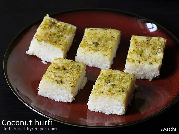 coconut burfi recipe