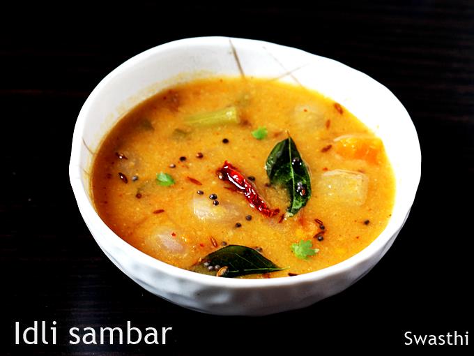 recette du sambar d'idli