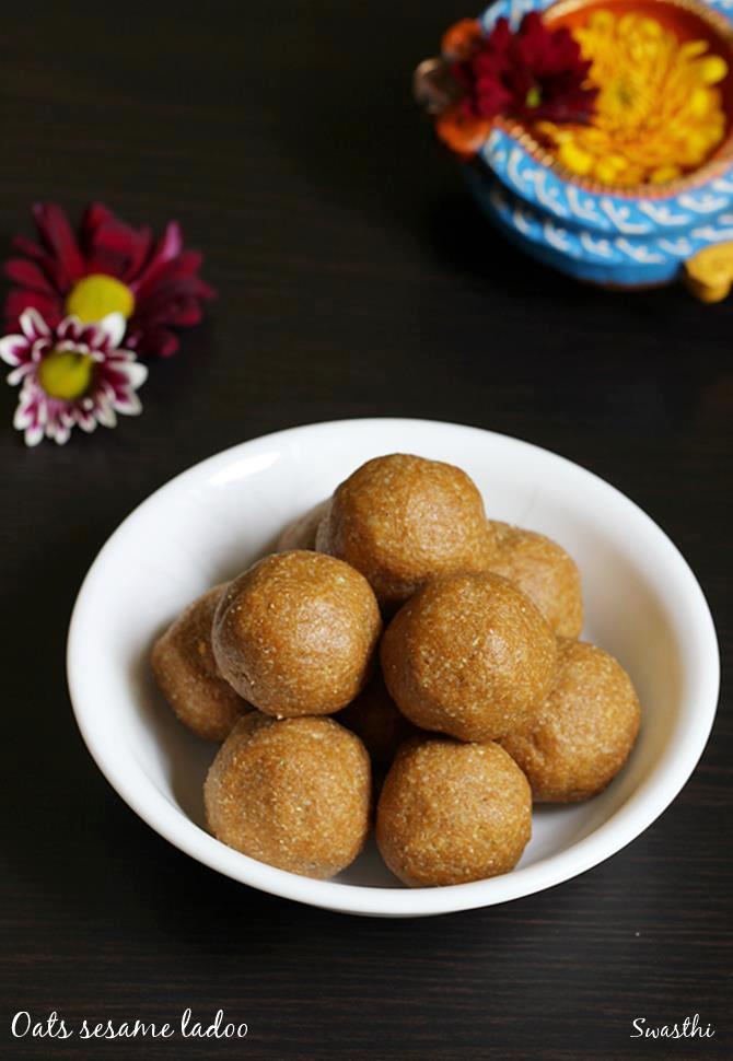 oats sesame laddu
