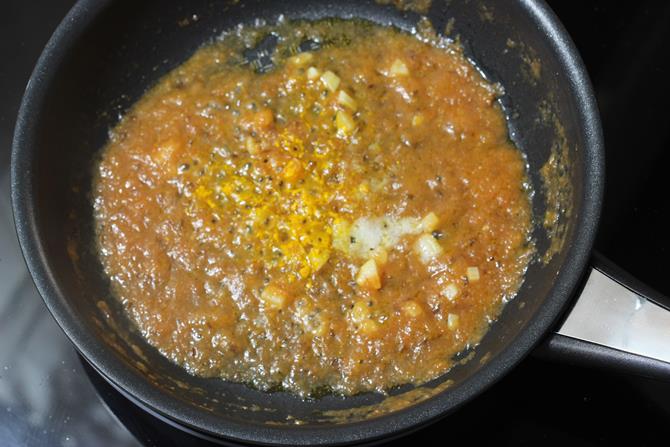 addition of turmeric salt