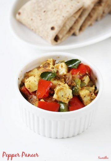 pepper paneer recipe | paneer pepper fry