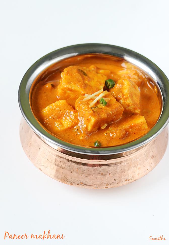restaurant style paneer makhani