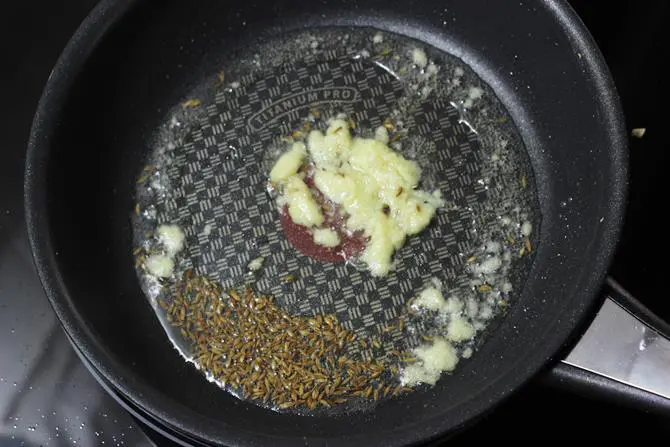 seasoning ginger garlic for oats masala