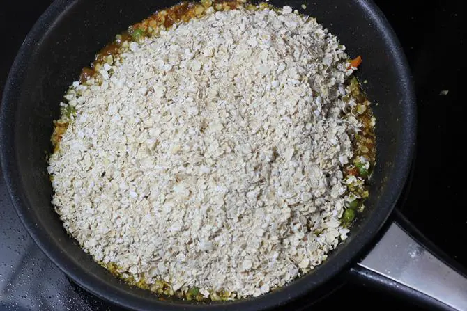 cooking oats masala