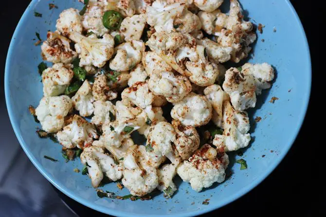 marinated cauliflower